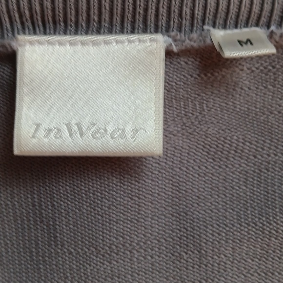 InWear grey cardigan with sheer back - Picture 3 of 4